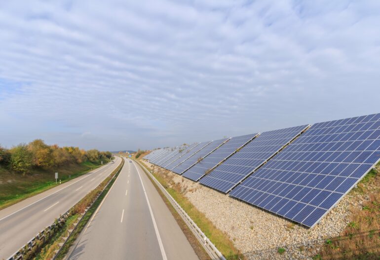 highway solar panels